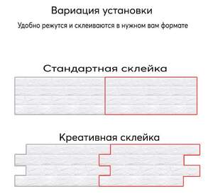 Декоративная 3D панель самоклейка под кирпич Зеленый мрамор 700x770x5мм